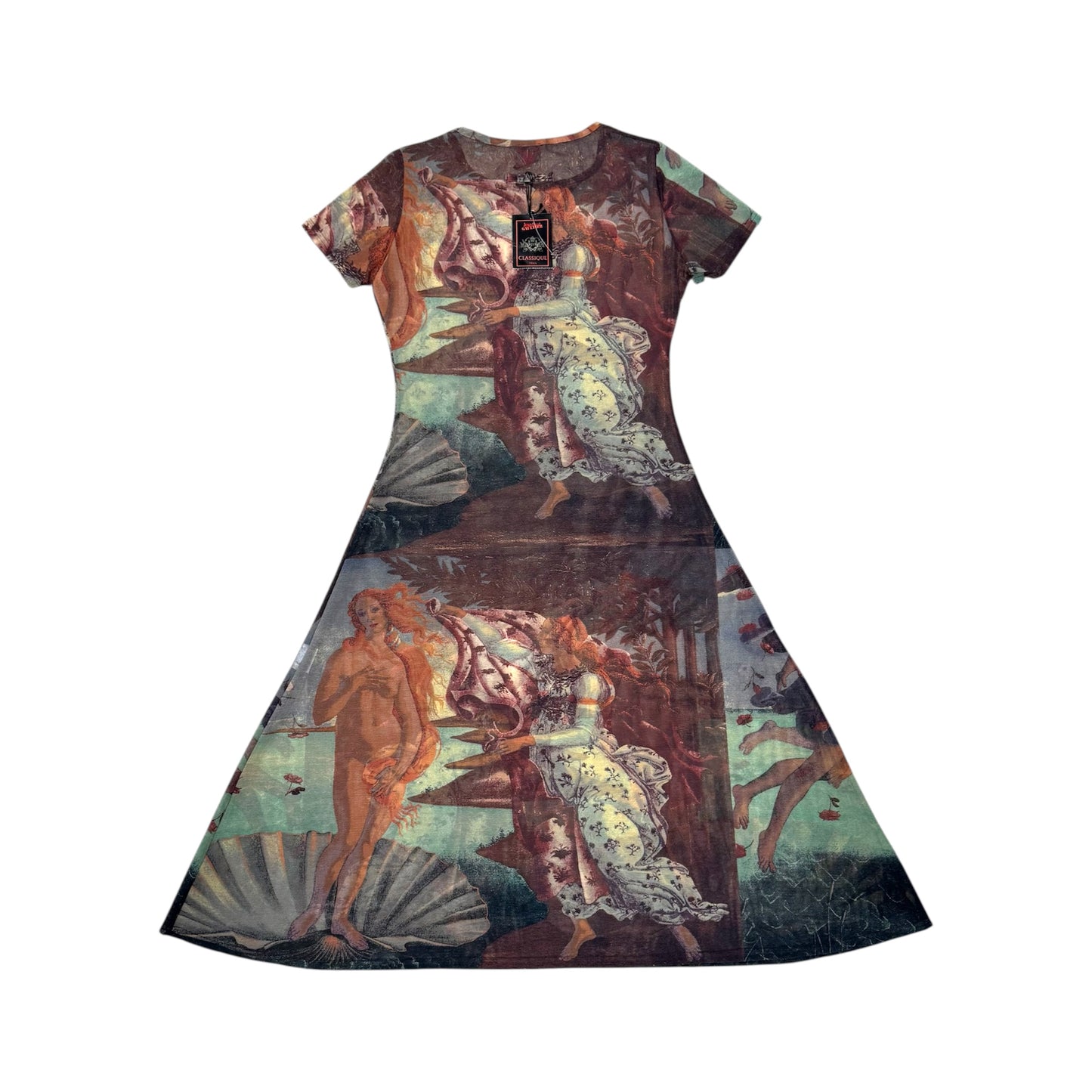 JEAN PAUL GAULTIER “BIRTH OF VENUS” MESH DRESS