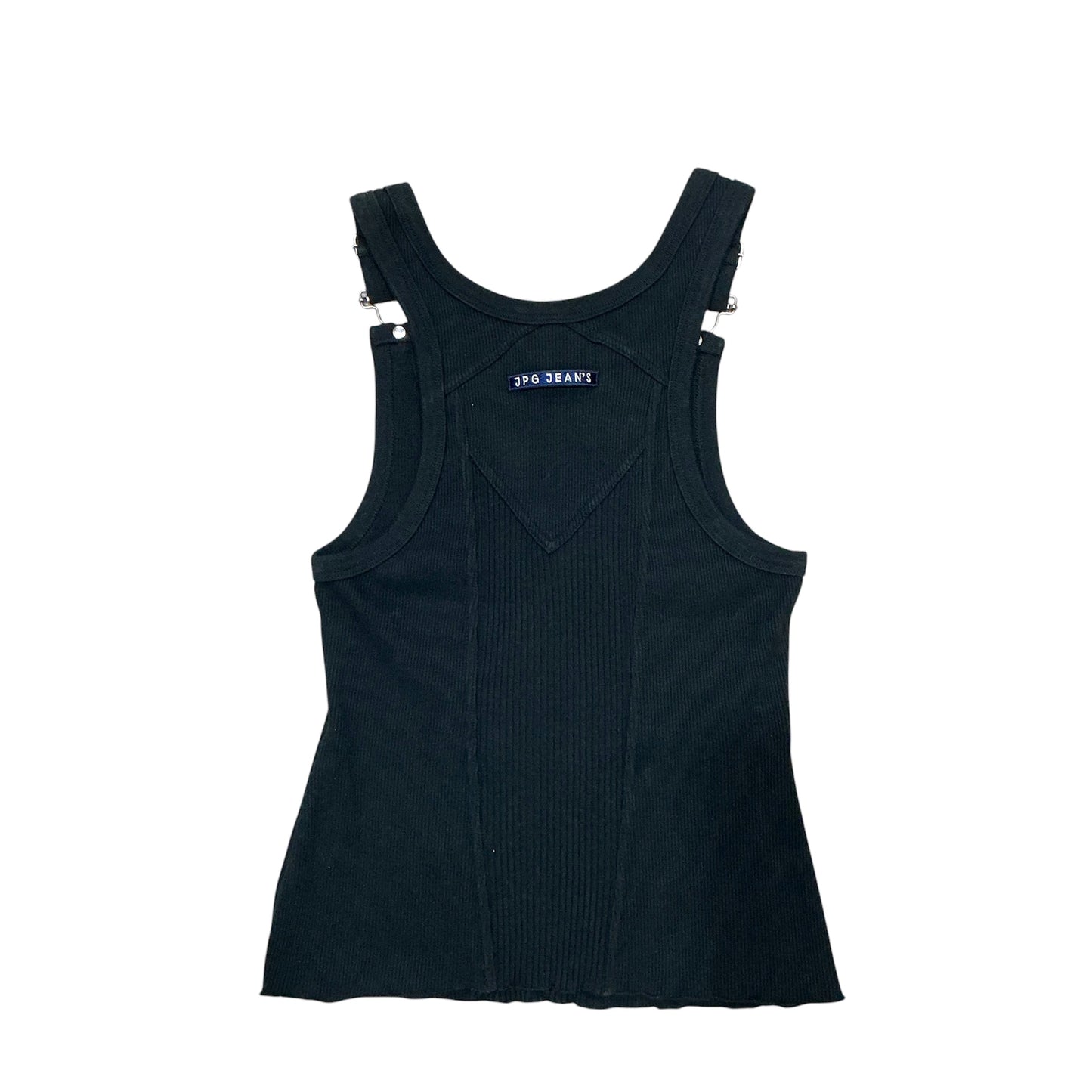 JEAN PAUL GAULTIER BLACK OVER ALL TANK TOP