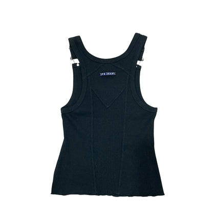 JEAN PAUL GAULTIER BLACK OVER ALL TANK TOP