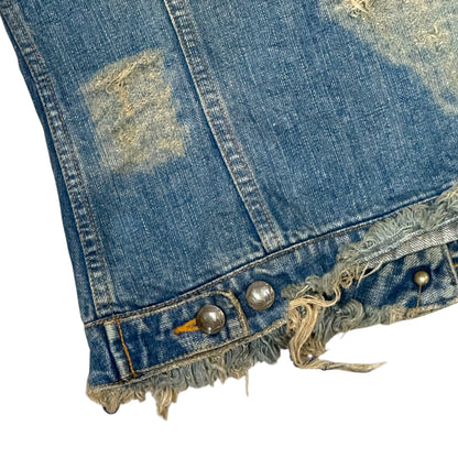 L.G.B DISTRESS DENIM JACKET