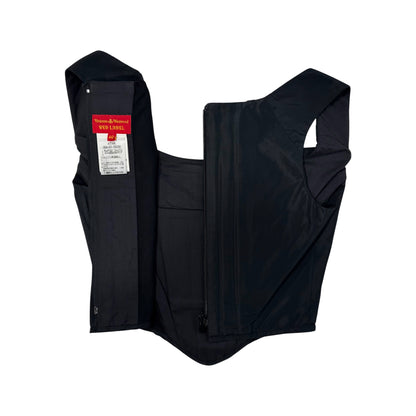 VIVIENNE WESTWOOD RED LABEL BLACK LOGO CORSET