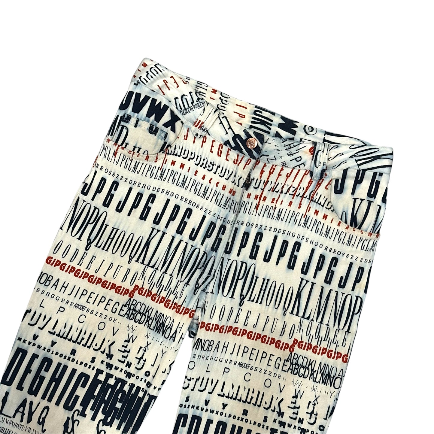 JEAN PAUL GAULTIER TYPO PANTS