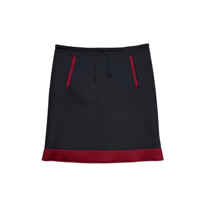 MIUMIU BLACK MESH SKIRT