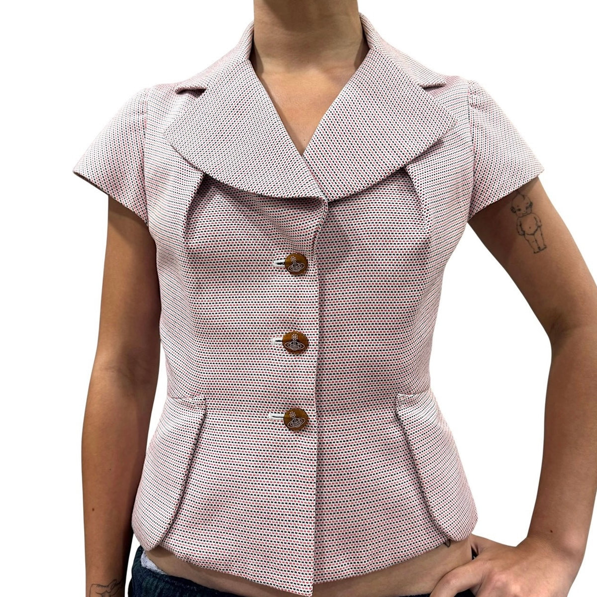 VIVIENNE WESTWOOD RED LABEL BUTTON UP BLOUSES