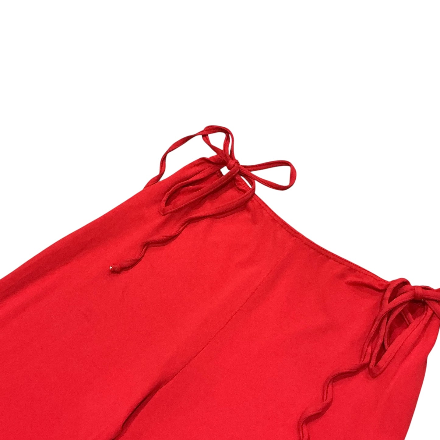 VIVIENNE WESTWOOD RED CUTOUT PANTS