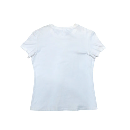 CHRISTIAN DIOR FLORAL WHITE TOP