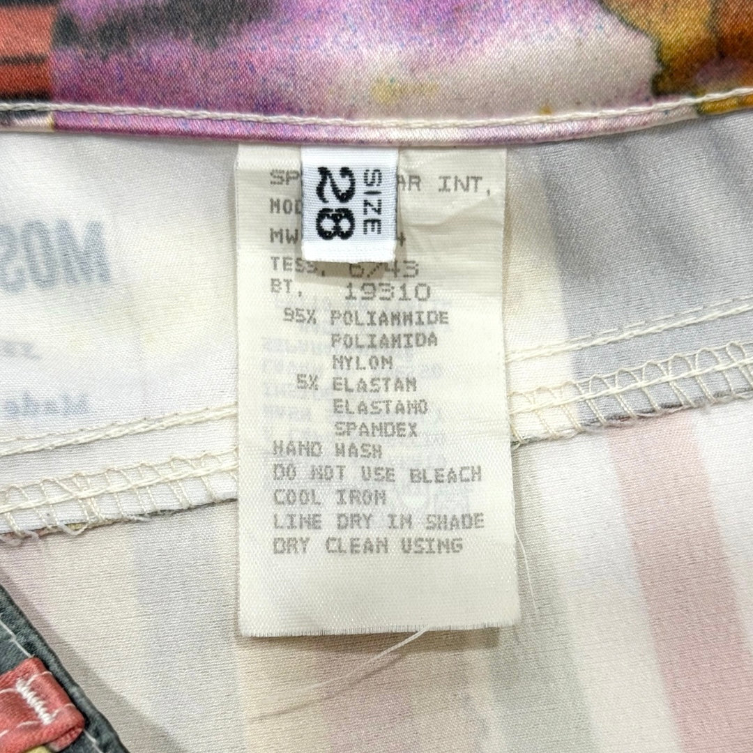 MOSCHINO 1990S RENAISSANCE PRINT PANTS