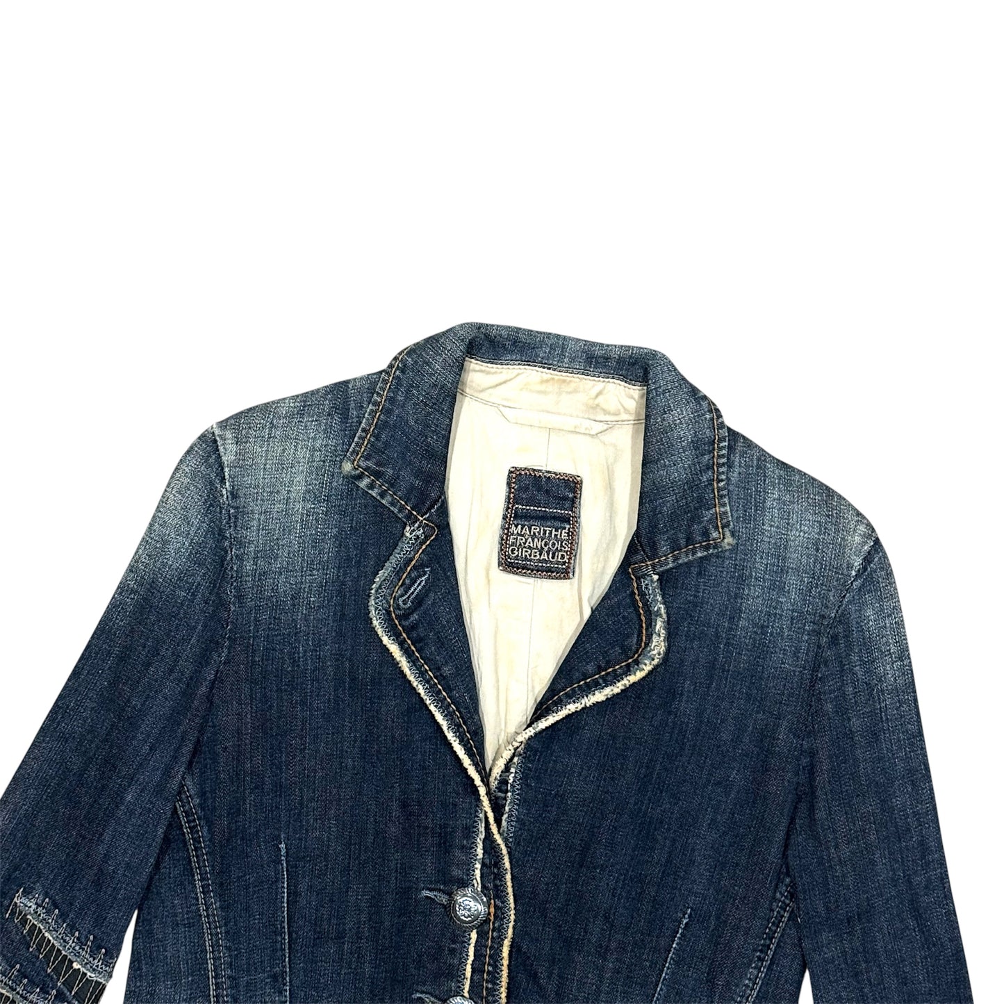 MARITHE FRANCOIS GIRBAUD DENIM BLAZER