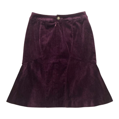 VIVIENNE WESTWOOD PURPLE VELVET SKIRT