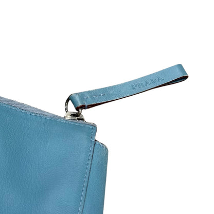 PRADA LIGHT BLUE VITELLO SHOULDER BAG