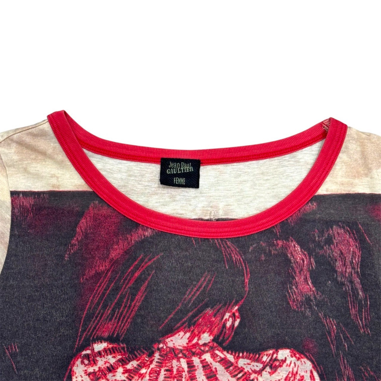 JEAN PAUL GAULTIER GRAPHIC TOP