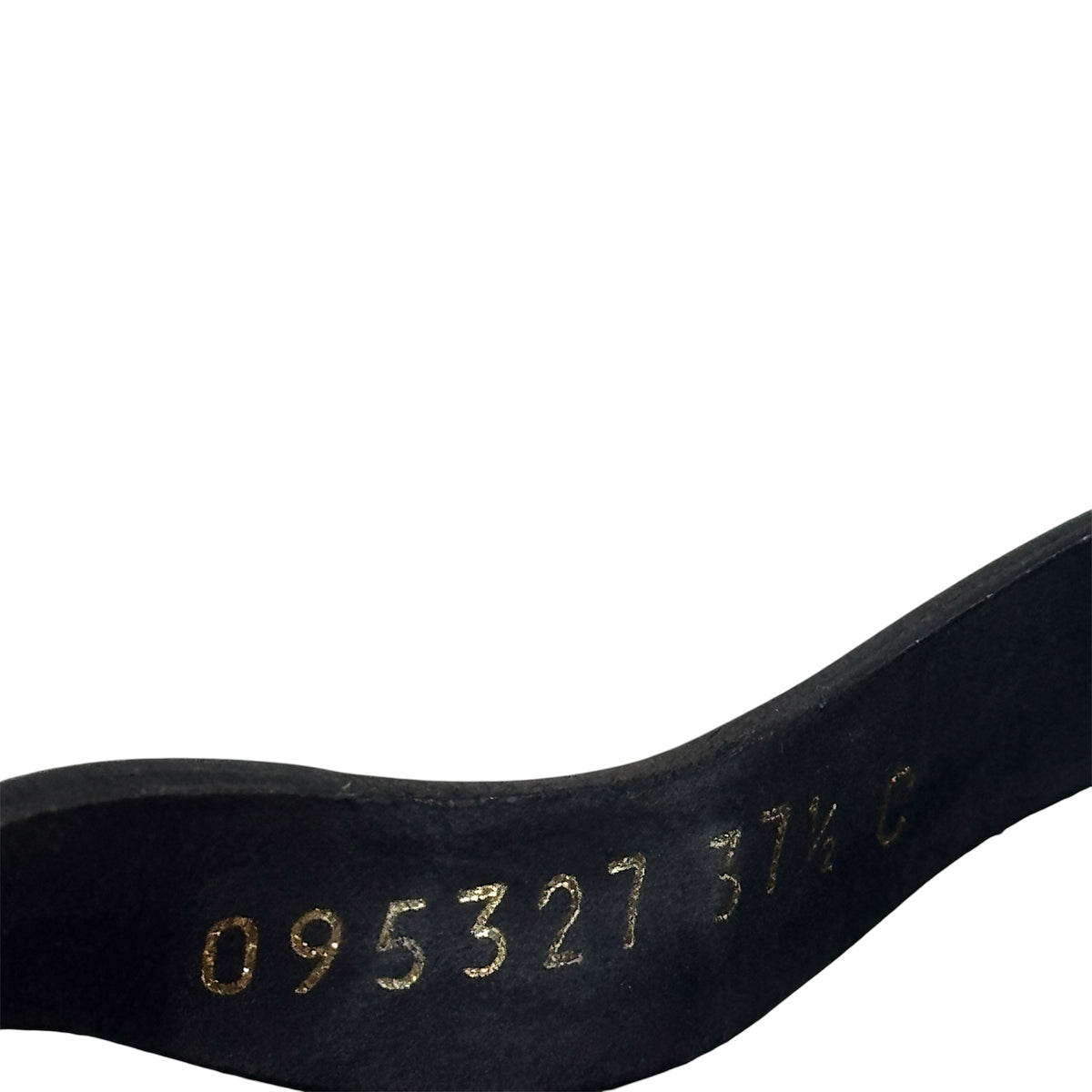 GUCCI BY TOM FORD SS02 GOLD BONDAGE WOODEN HEELS