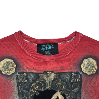 JEAN PAUL GAULTIER MAILLE 1990S  TATTOO ARTIST PRINT TOP