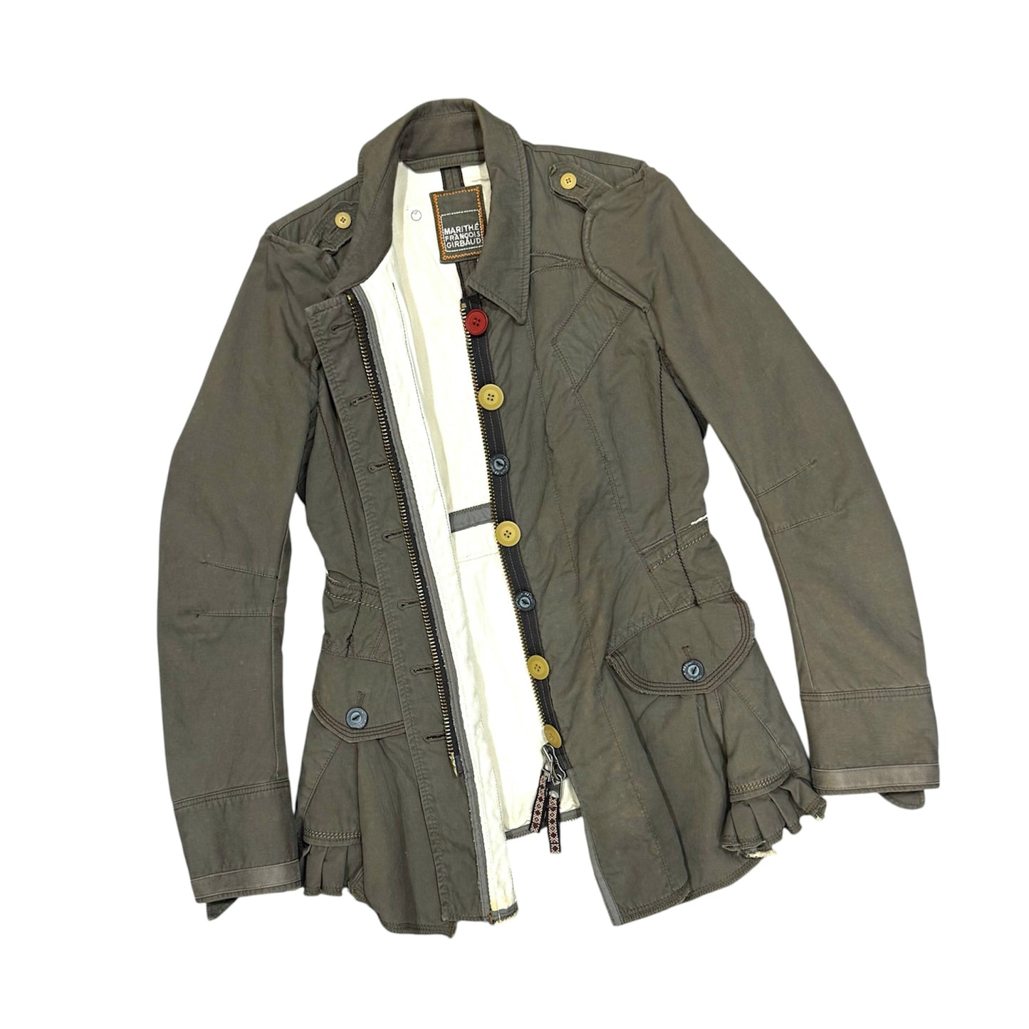 MARITHE FRANCOIS GIRBAUD KHAKI JACKET