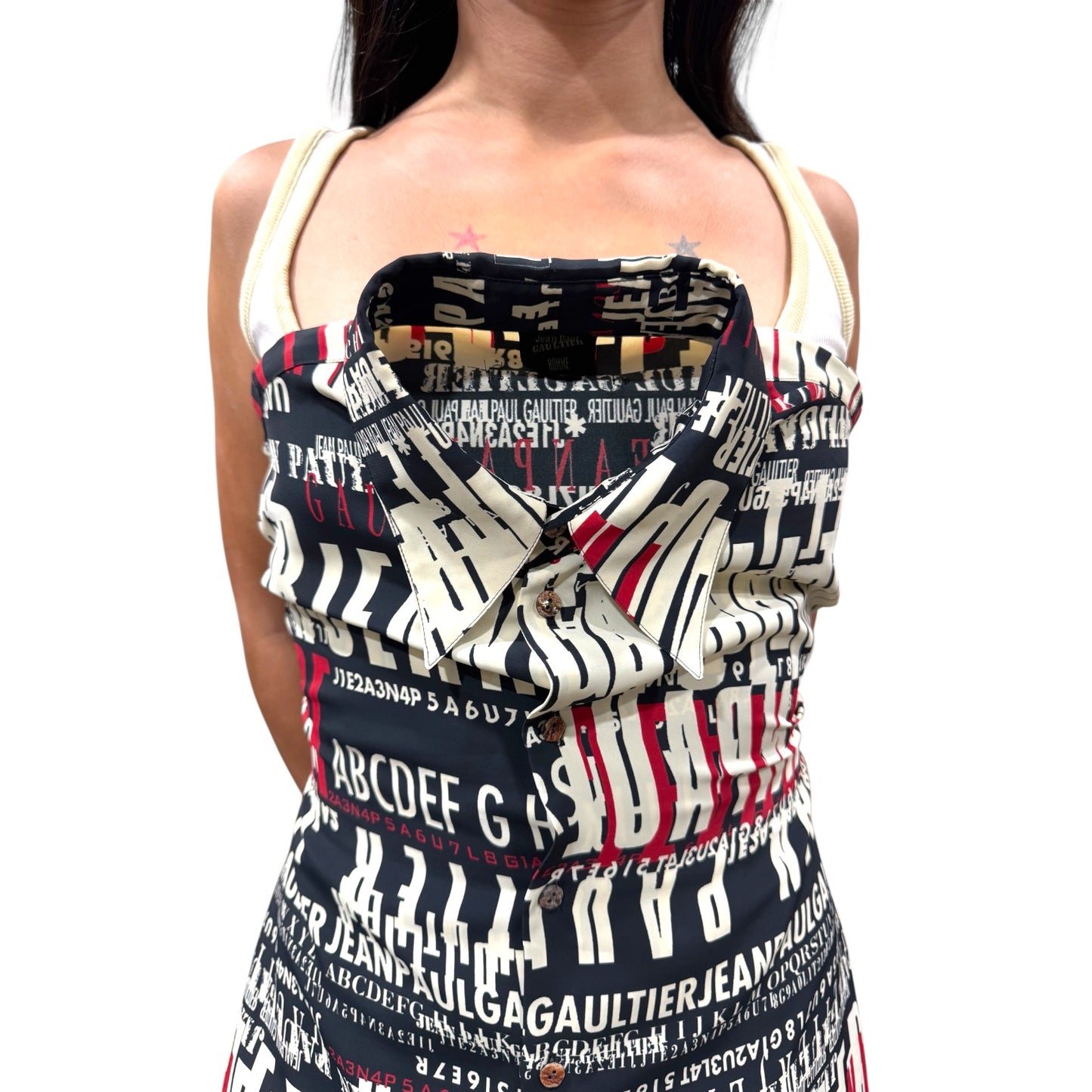 JEAN PAUL GAULTIER TYPO SHIRT