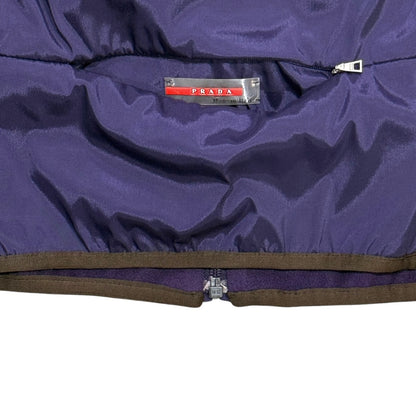 PRADA SPORT REVERSIBLE PURPLE NYLON VEST