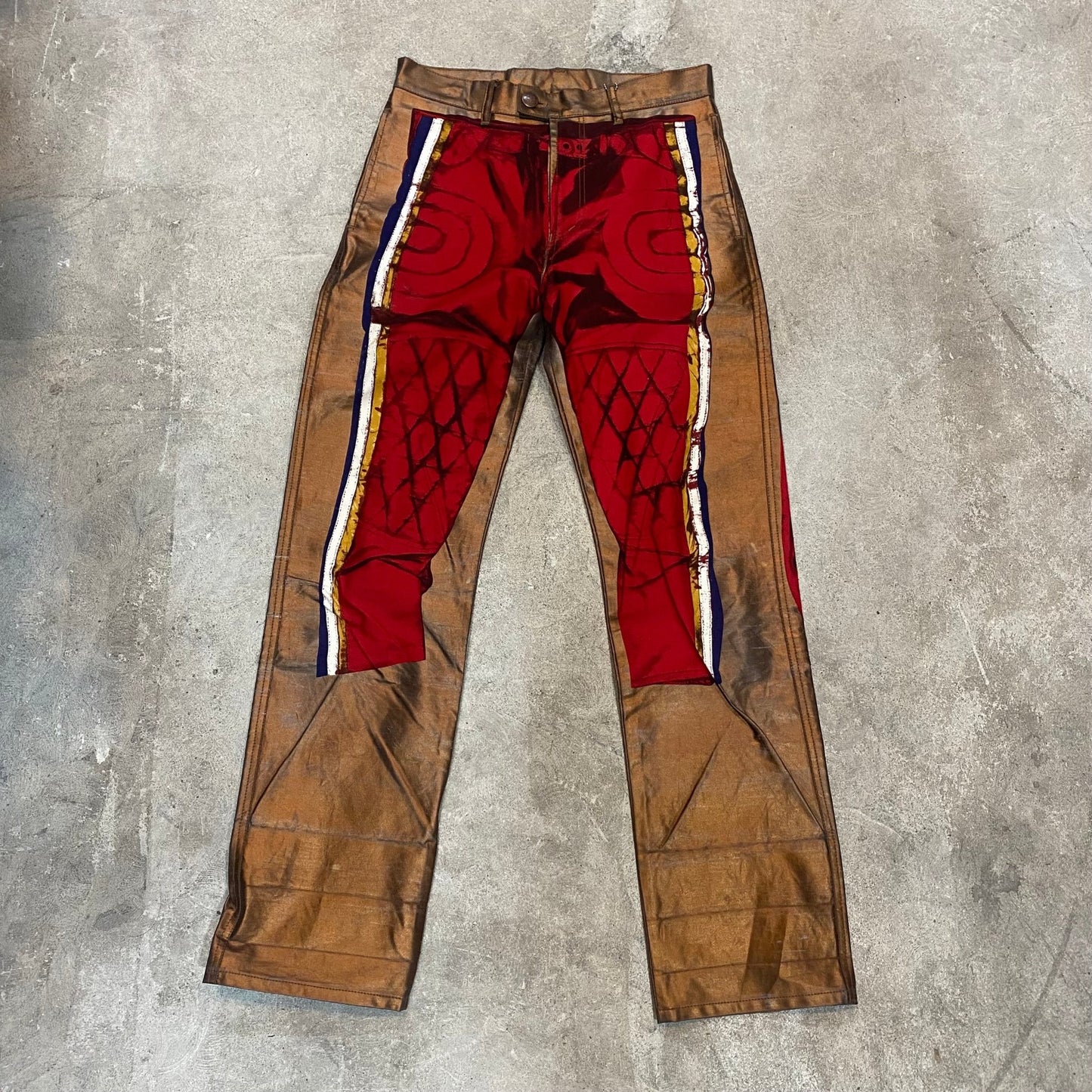 Jean Paul Gaultier AW99 Trompe L'Oeil Moto Pants