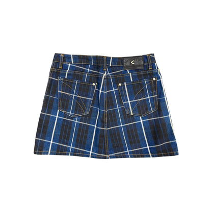 VIVIENNE WESTWOOD ANGLOMANIA CHECKED MINI SKIRT