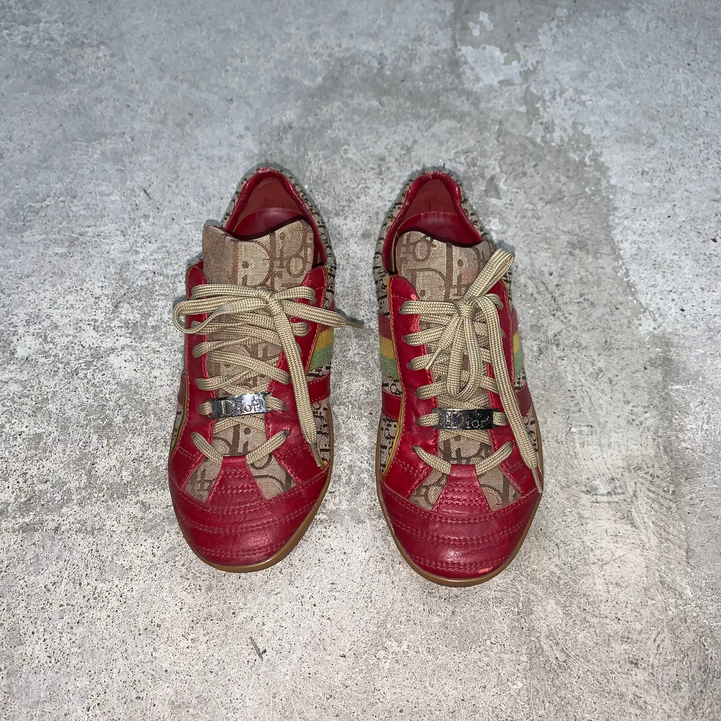 Christian Dior Rasta monogram sneakers