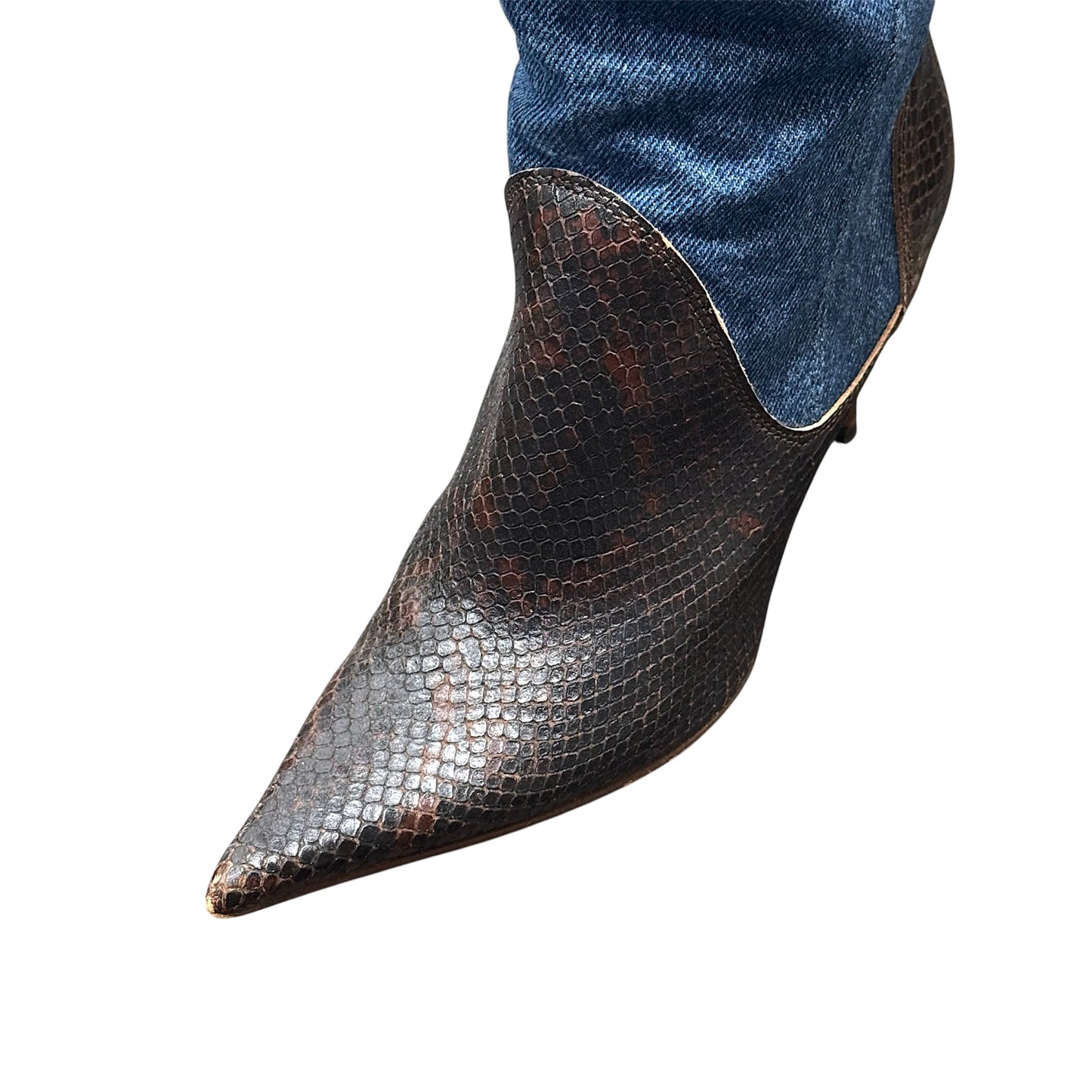 DOLCE & GABBANA DENIM BOOTS