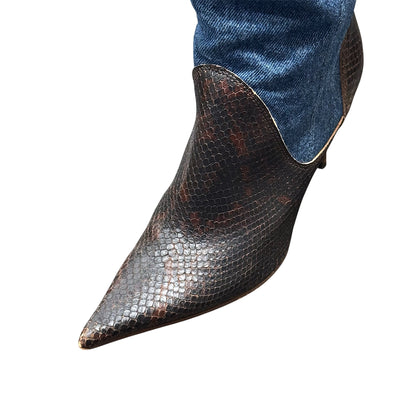 DOLCE & GABBANA DENIM BOOTS