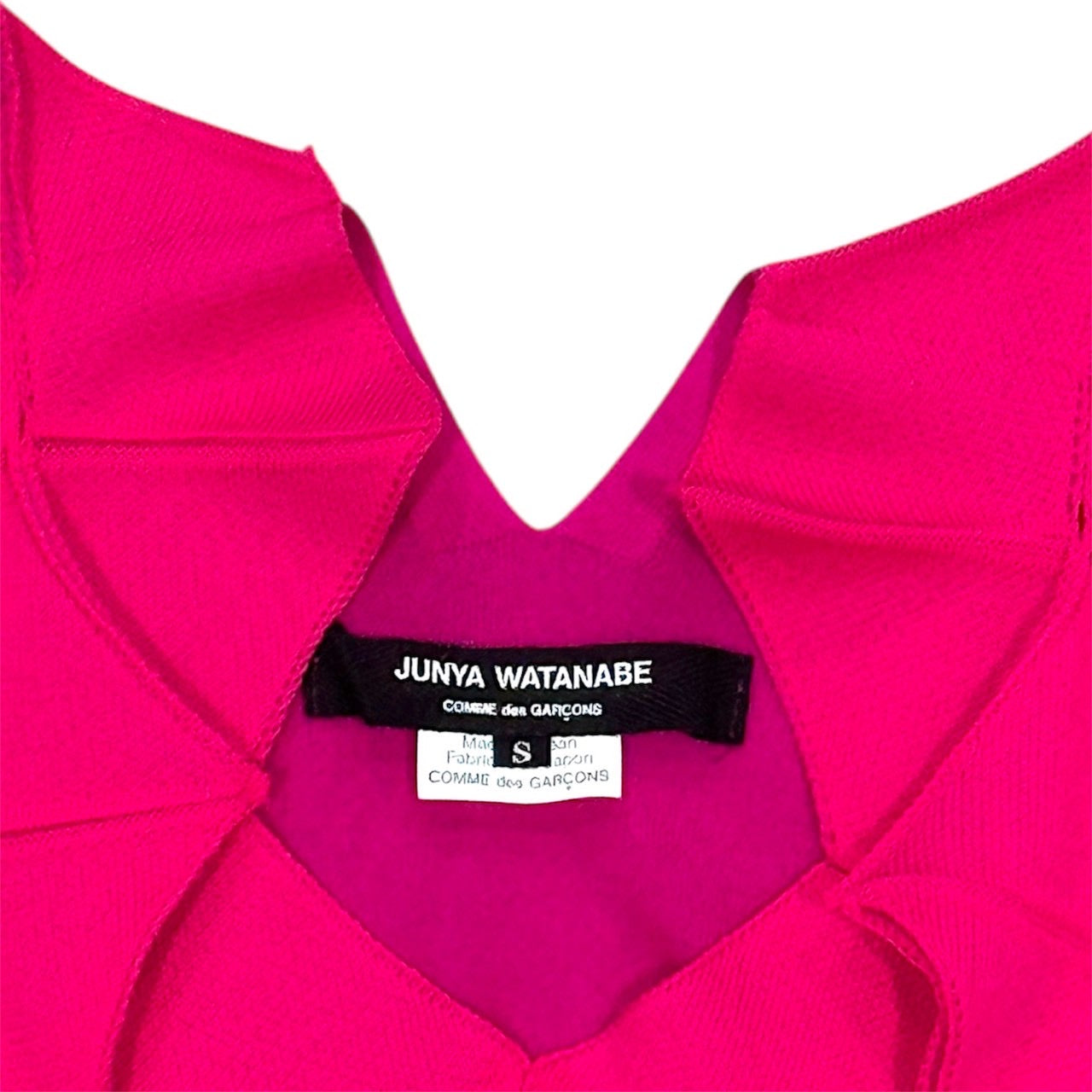 JUNYA WATANABE PINK SCULPTURED TOP