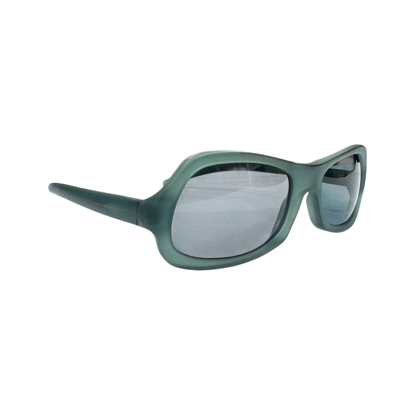 PRADA MATTE GREEN SUNGLASSES