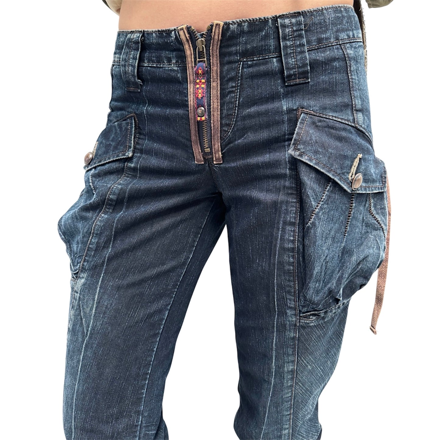 MARITHE FRANCOIS GIRBAUD DENIM PANTS