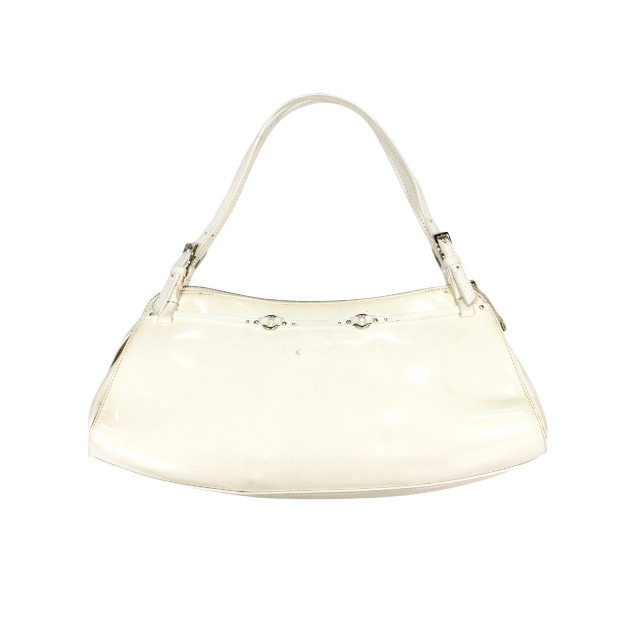 CHRISTIAN DIOR WHITE BONDAGE BAG