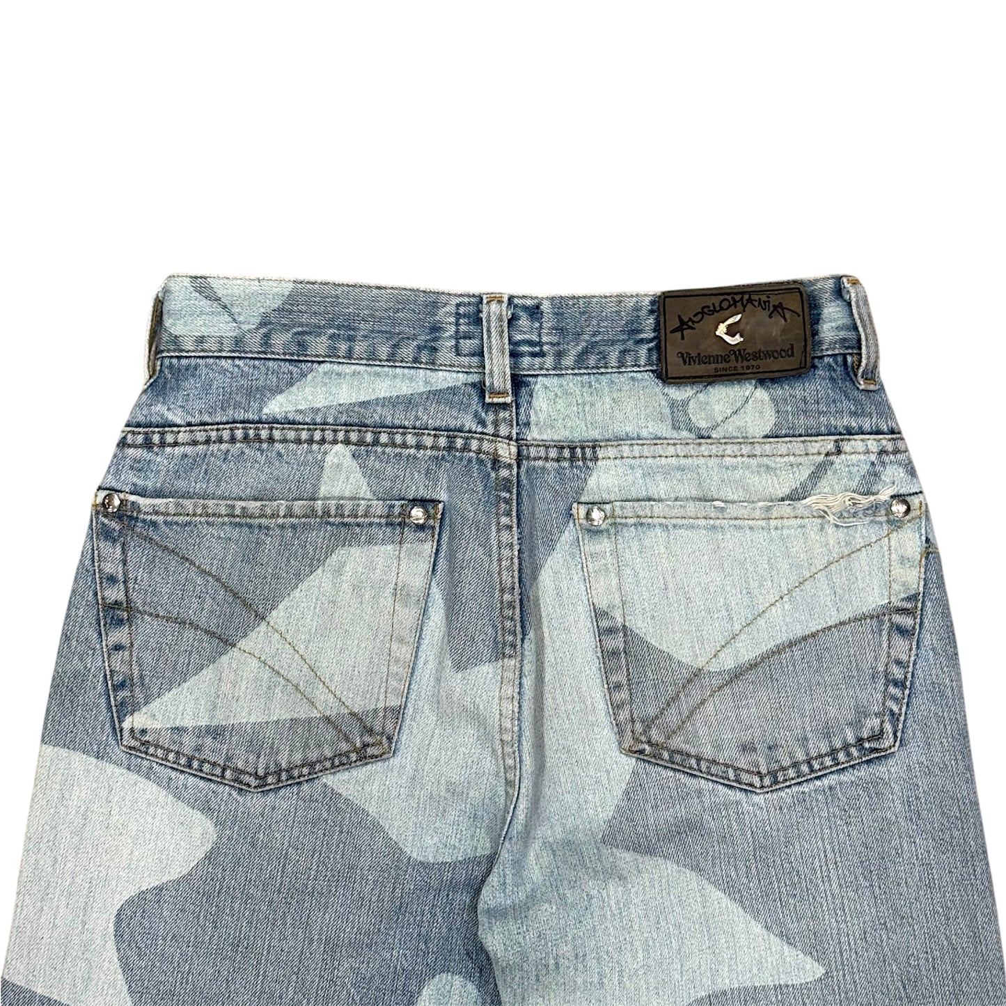 VIVIENNE WESTWOOD ANGLOMANIA PIRATE DENIM JEANS