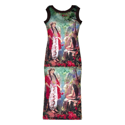 JEAN PAUL GAULTIER SS1998 HINDU GODDESS MESH DRESS