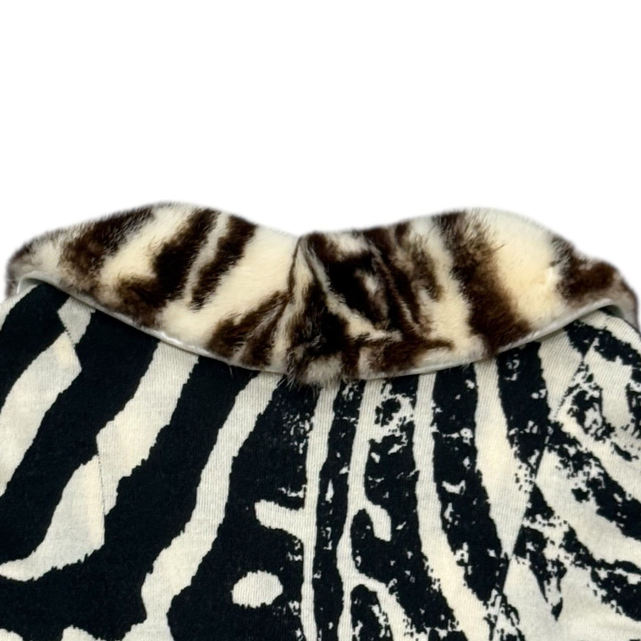 BLUMARINE 2000S CIRCA ZEBRA PRINTS CARDIGAN