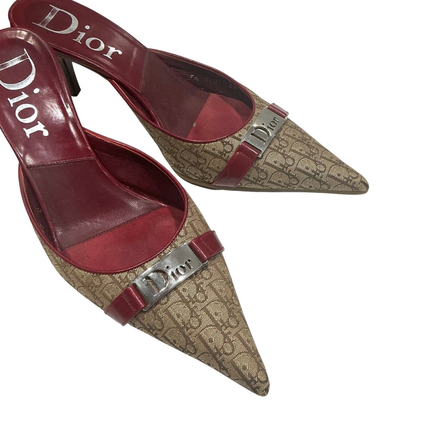 CHRISTIAN DIOR MONOGRAM MULES