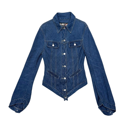 JEAN PAUL GAULTIER DENIM CURVE JACKET