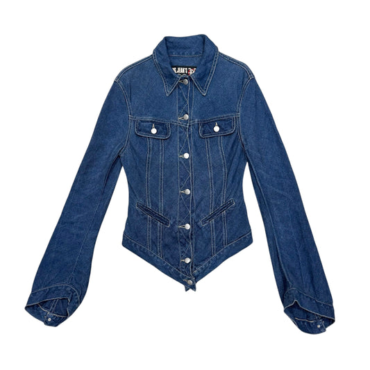JEAN PAUL GAULTIER DENIM CURVE JACKET