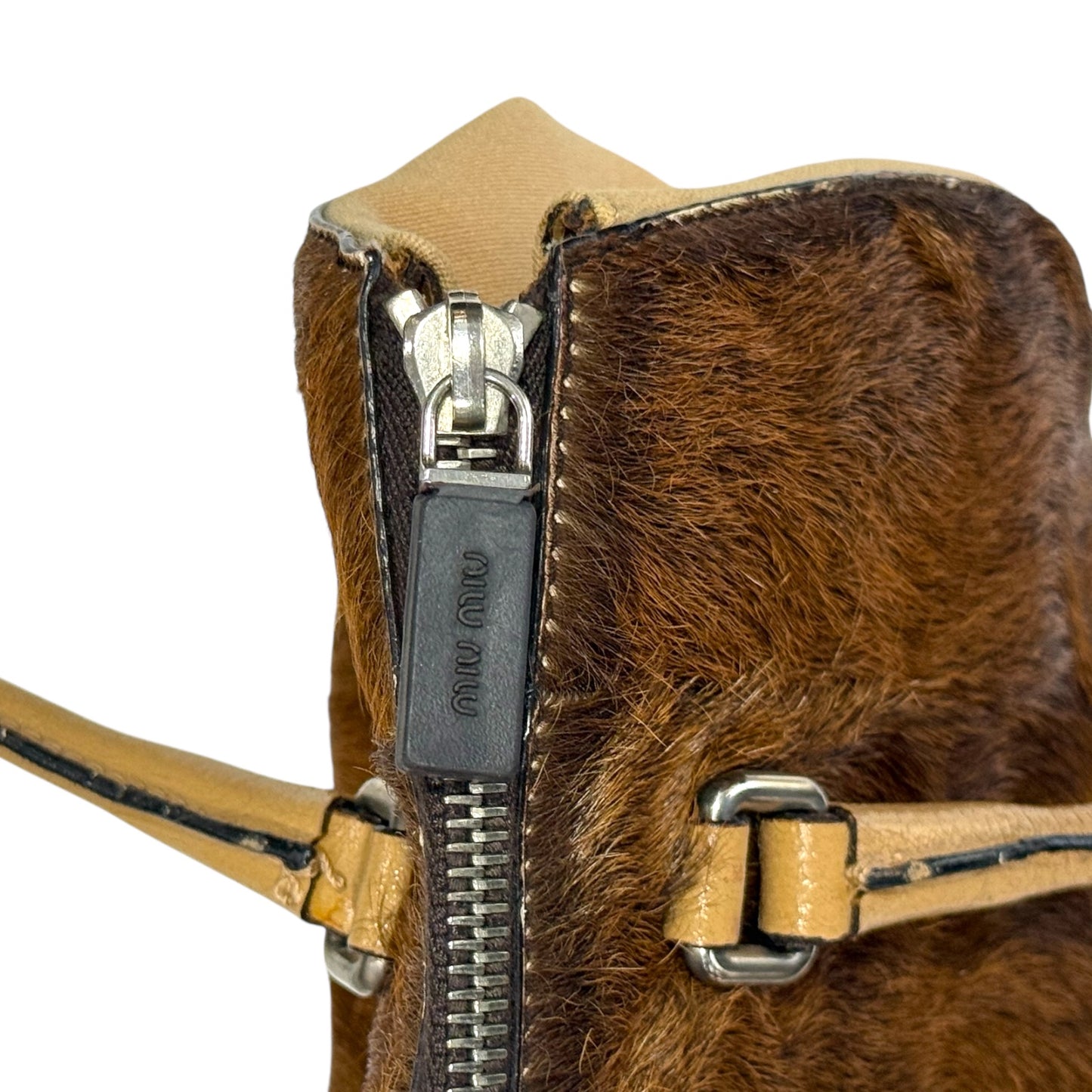 MIUMIU FW1998 GOAT FUR BAG