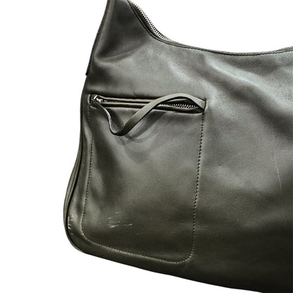 PRADA CLEO KHAKI LEATHER BAG