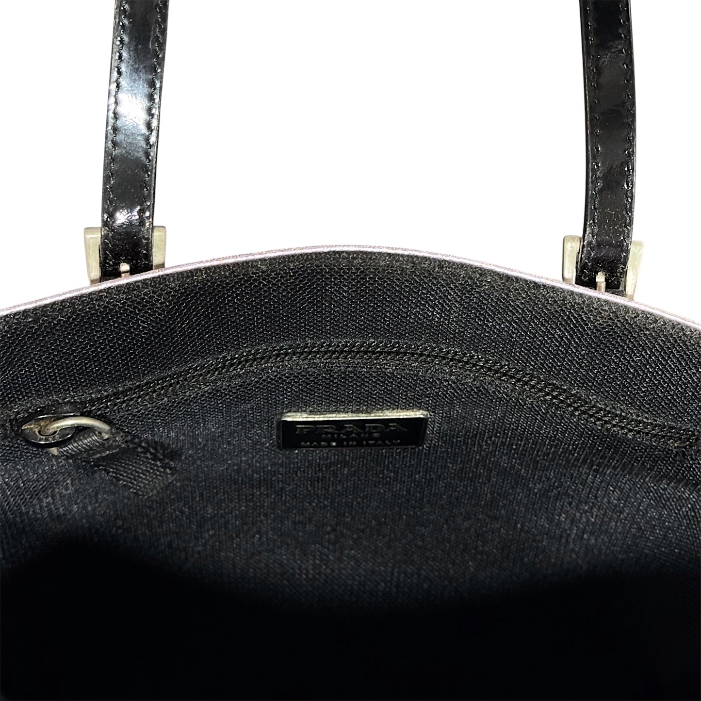 PRADA S/S2000 PURPLE METALLIC HANDBAG