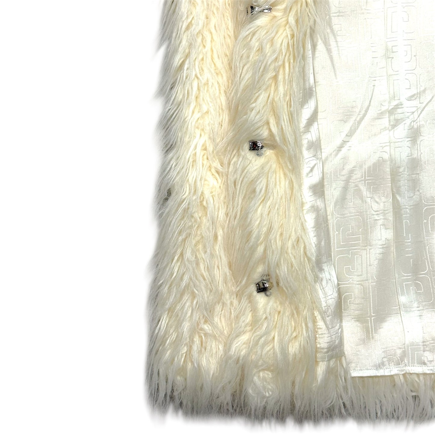 PACO RABANNE IVORY FUR JACKET
