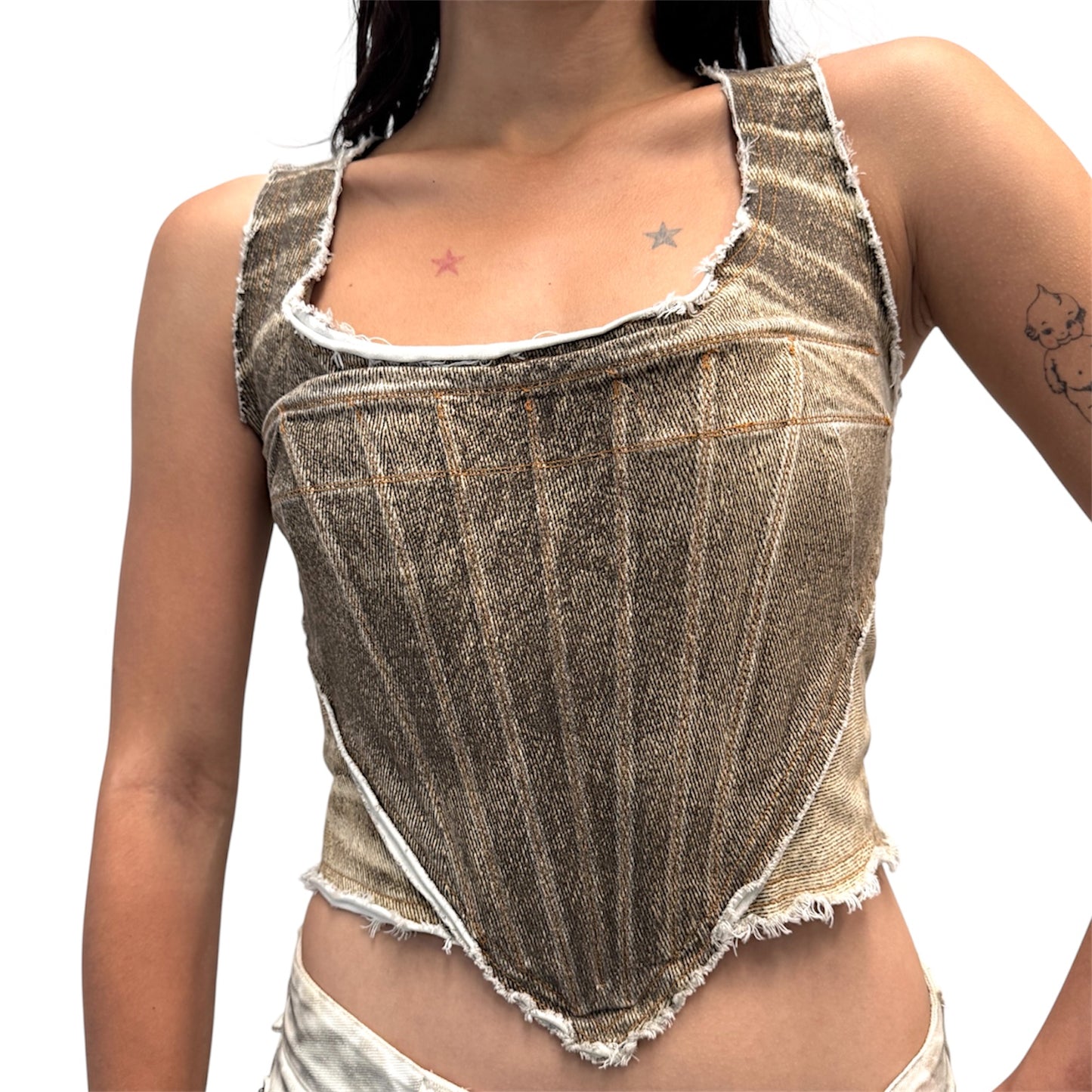 JUST CAVALLI DISTRESS CORSET