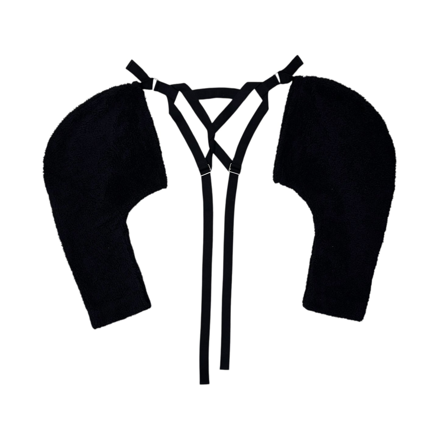COMME DE GARÇON BLACK HARNESS BOLERO JACKET