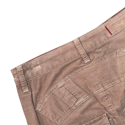 MARITHE FRANCOIS GIRBAUD NUDE VELVET SKIRT