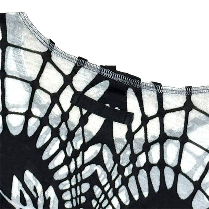 JEAN PAUL GAULTIER BLACK MESH TOP