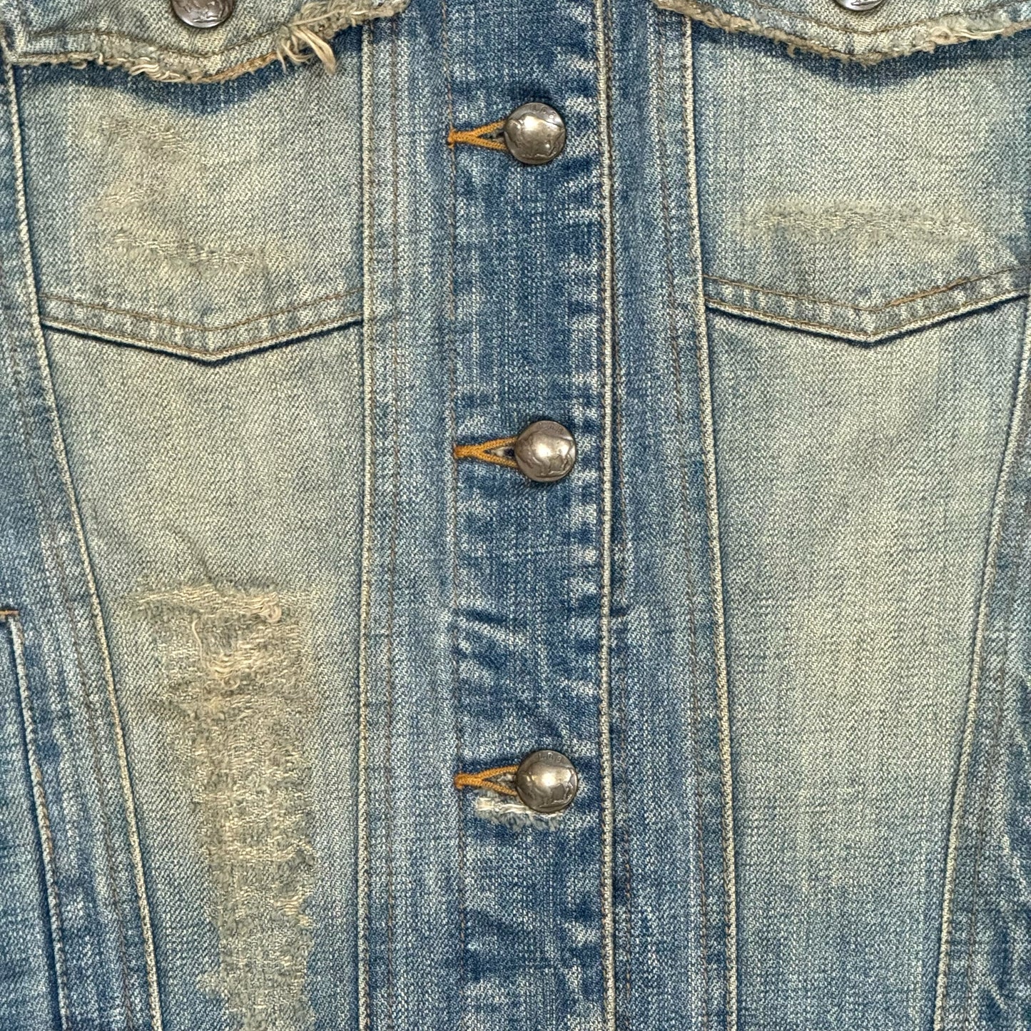 L.G.B DISTRESS DENIM JACKET