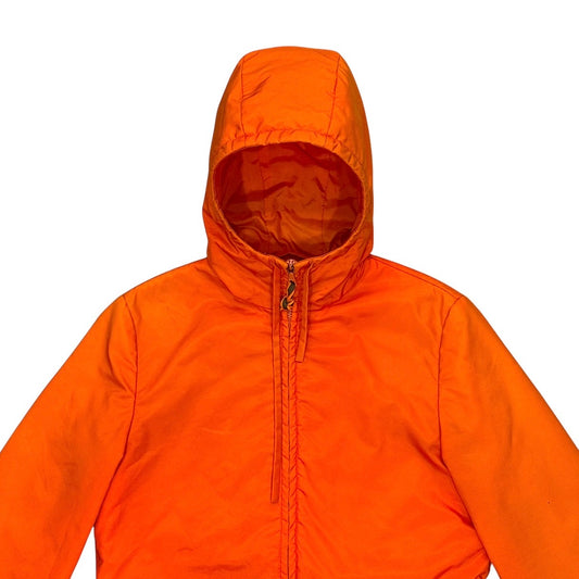MIU MIU S/S 2000 ORANGE NYLON JACKET