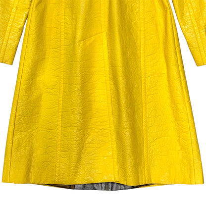 DOLCE & GABBANA 2000S YELLOW TRENCH COAT
