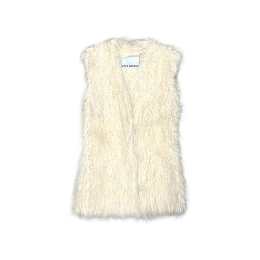 PACO RABANNE IVORY FUR JACKET
