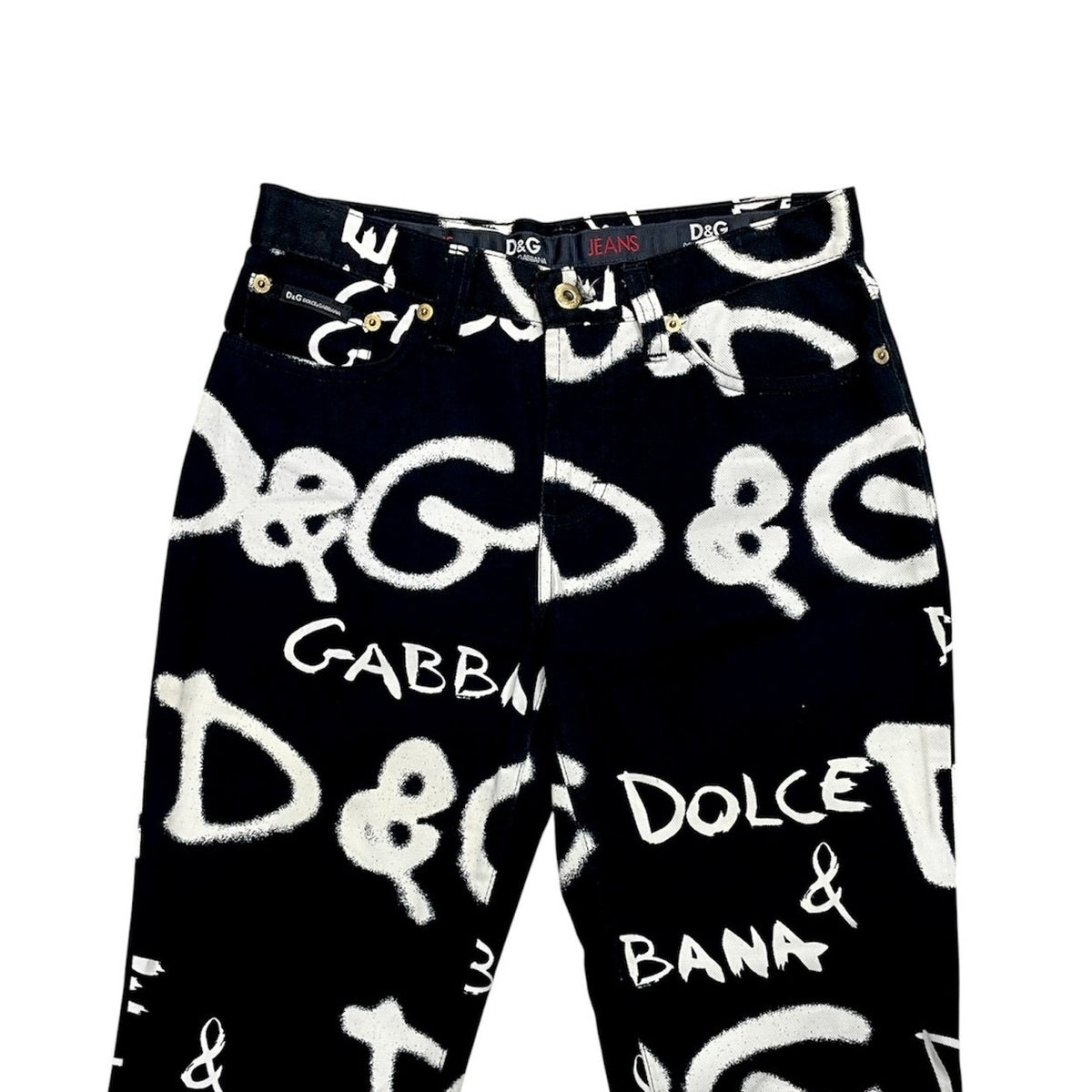 DOLCE & GABBANA 2000S GRAFFITI PANTS