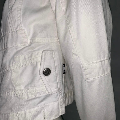 JEAN PAUL GAULTIER WHITE DENIM JACKET