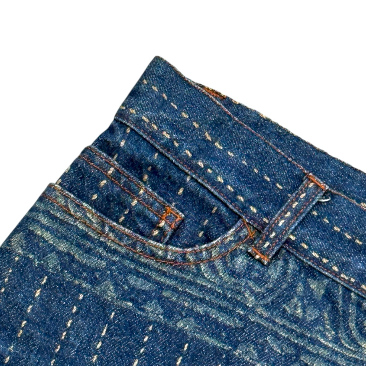 JEAN PAUL GAULTIER TRIBAL AND STRIPE MINI SKIRT